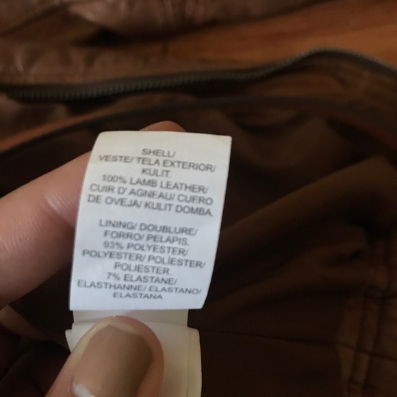Lucky Brand genuine leather jacket S - Picture 5 of 5